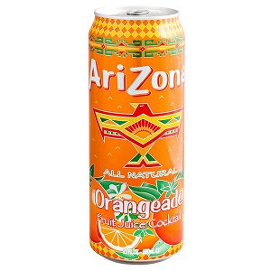 Напиток ARIZONA Orangeade 680 мл  Ж/Б 1 уп