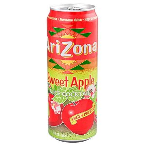 Напиток ARIZONA Sweet Apple Juice Cocktail 680 мл  Ж/Б 1 уп