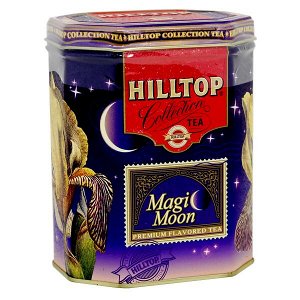 Чай HILLTOP в подарочном восьмиграннике 'Волшебная луна' ж/б 100 г 1 уп.х 12 шт.