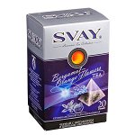 чай SVAY &#039;Черный с бергамотом и цветами апельсина&#039; 20 пирамидок 1/12