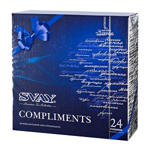 чай SVAY 'Compliments' 24 пирамидки 1 уп.х 9 шт.