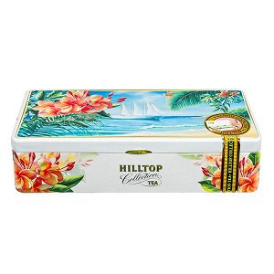 Чай HILLTOP в жестяной шкатулке набор 'Голубая лагуна' 160 г 1 уп.х 8 шт.