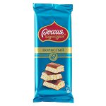 Шоколад Россия Молочный и Белый Пористый 82 г
