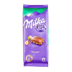 Шоколад Милка Фундук 85 г 1 уп.х 20 шт.