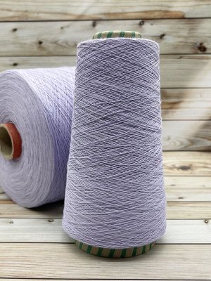 Пряжа для вязания 100 гр.,Saturn tinto rosso 100% хлопок pettinato (чесанный) 1700м/100г Pasqua (нежно-сиреневый)