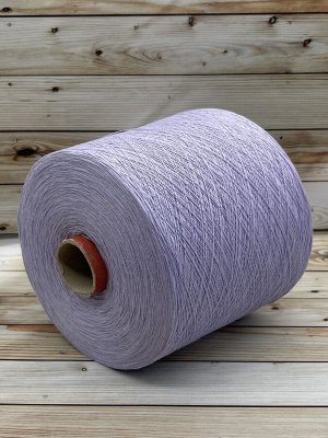 Пряжа для вязания 100 гр.,Saturn tinto rosso 100% хлопок pettinato (чесанный) 1700м/100г Pasqua (нежно-сиреневый)