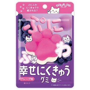 SENJAKU Happy Nikkukuy - виноградный мармелад в форме кошачьей лапки