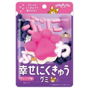 SENJAKU Happy Nikkukuy - виноградный мармелад в форме кошачьей лапки