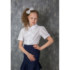 Блузка для девочки школьная