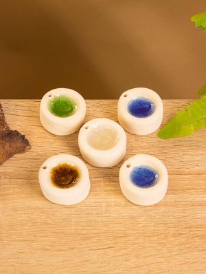Подставка под благовония «Колодец», 3.5x3.5x1.5 см, керамика, МИКС