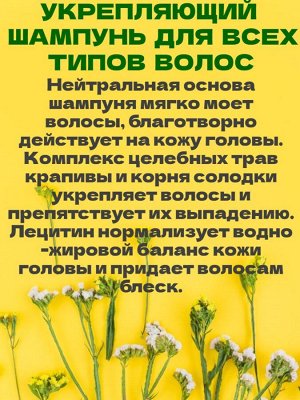 Шампунь укрепляющий от выпадения волос 2 шт