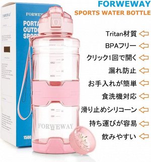 FORWEWAY Water Bottle 1.5L  - бутылка с фильтром для напитков