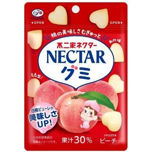 FUJIYA Nectar Peach – мармеладки с нектаром белого персика