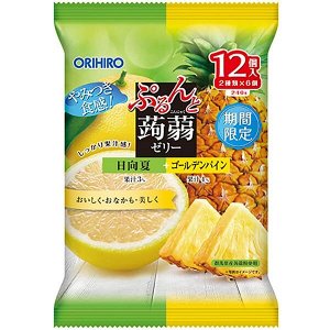 ORIHIRO Purunto Konnyaku Jelly – желе-мармеладки с цитрусом и ананасом