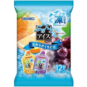 ORIHIRO Purunto Ice – фруктовое желе-мороженое, мандарин и виноград
