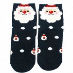 Детские носки 3-5 лет 15-18 см &quot;Новогодние&quot; Дед мороз