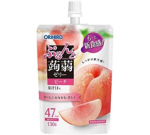 Фруктовое желе из конняку Orihiro Purunto Konnyaku Jelly