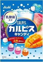 Фруктовые леденцы ассорти вкусов с лактобактериями Asahi Calpis Candy
