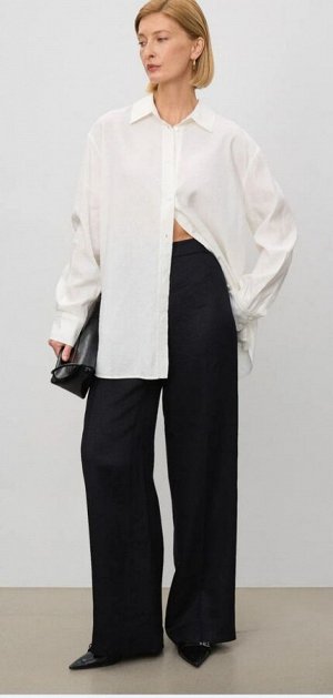Рубашка однотонная, B3013/mellow