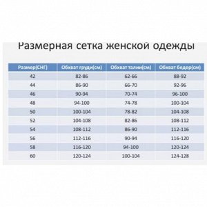Размерная сетка