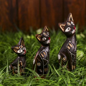 Набор кошек сувенирных "Кошки величественные". 3 шт