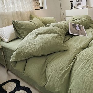 Комплект постельного белья из мытого хлопка