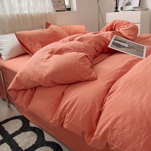 Комплект постельного белья из мытого хлопка