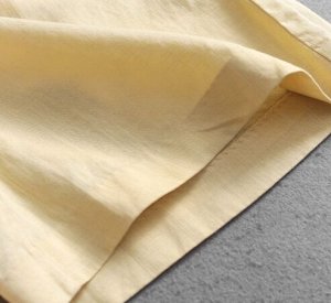 Шорты широкие с карманами, легкие, с высокой посадкой, белый