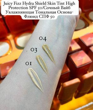 Сочный Вайб Увлажняющая Тональная Основа-Флюид СПФ 50 Жидкая основа