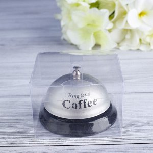 Звонок настольный "Ring for a cofee", 7.5 х 7.5 х 6 см