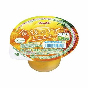 Желе фруктовое BOURBON с мякотью апельсина, желтого персика и сосны 151гр