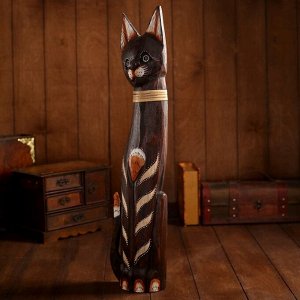 Сувенир "Кошка Листик". 60 см