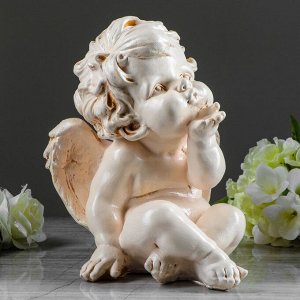 Статуэтка "Ангел сидит" состаренный. 29 см