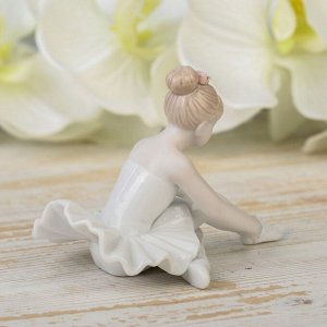 Сувенир керамика "Маленькая балерина" 7х11х6,5 см