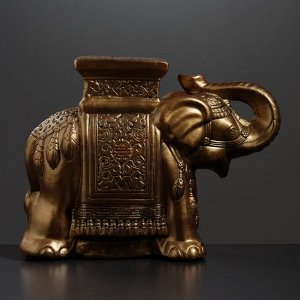 Фигура - подставка "Слон" бронза 21х54х43см