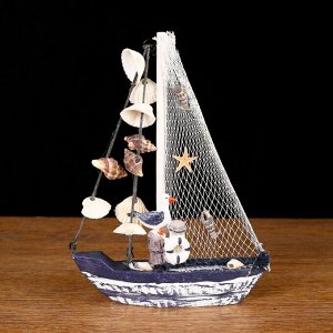 Яхта сувенирная малая «Ливадия», 14 x 3,5 x 18,5 см