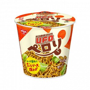 Суп-лапша NISSIN б/п «НЛО» перори для женщин с соусом даси с ароматом кацуобуси 74гр.