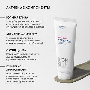 Айкон Скин Очищающая маска для проблемной кожи Wow Effect, 75 мл (Icon Skin, Re:Program)