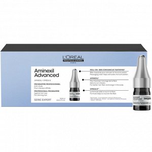 Лореаль Профессионель Программа Aminexil Advanced от выпадения волос, 42 ампулы х 6 мл (L'oreal Professionnel, Serie Expert)