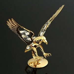 Сувенир «Орёл», на подставке, 10?5?8 см, с кристаллами