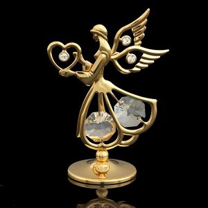 Сувенир «Ангел», с кристаллами Сваровски, 7,5 см