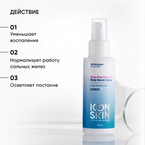 Айкон Скин Сыворотка-спрей Acne Free Solution, 100 мл (Icon Skin, Re:Program)