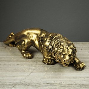 Статуэтка "Крадущийся лев" 16 см