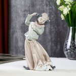 Сувенир керамика &quot;Клоун с собачками&quot; цветной 18,5х11х8 см
