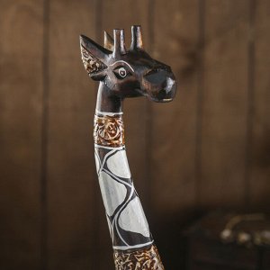 Сувенир дерево "Жираф с кружочками" 9х15х60 см