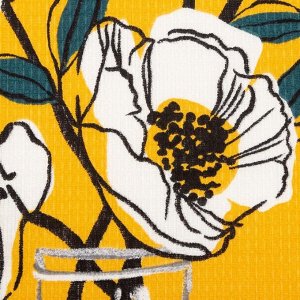 Набор полотенец кухонных «Доляна» Hello spring, 35x60 см -2 шт., хлопок 100%, вафля 160 г/м²