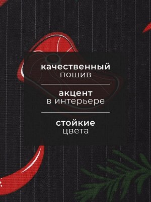 Полотенце кухонные «Доляна. Главный по мясу», 35x60 см, рогожка, хлопок 100%, 160 г/м²