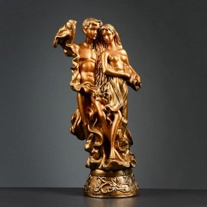 Фигура "Адам и Ева" большая бронза 27х42х70см