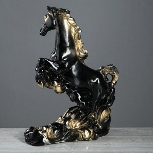 Сувенир "Конь на дыбах" 44 см. чёрный