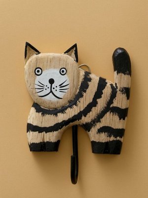 Декоративный крючок "Котик" 10х3х13 см
